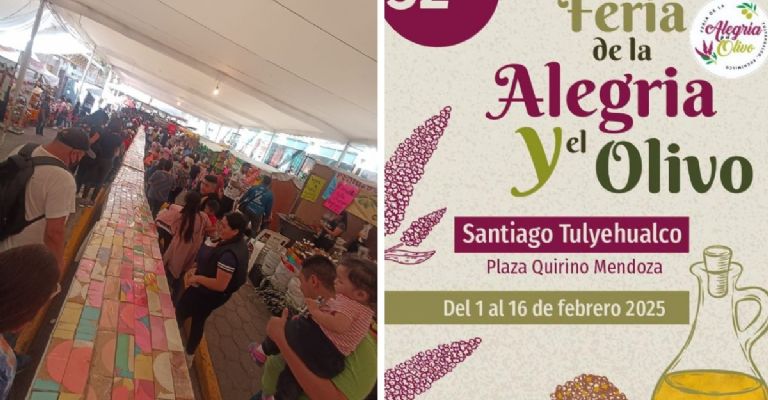 Evento de Feria de la Alegría y el Olivo en la CDMX en febrero