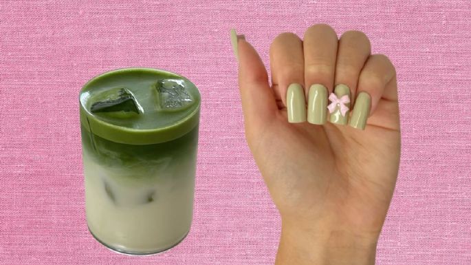 Matcha nails, la tendencia de uñas inspirada en tu bebida favorita