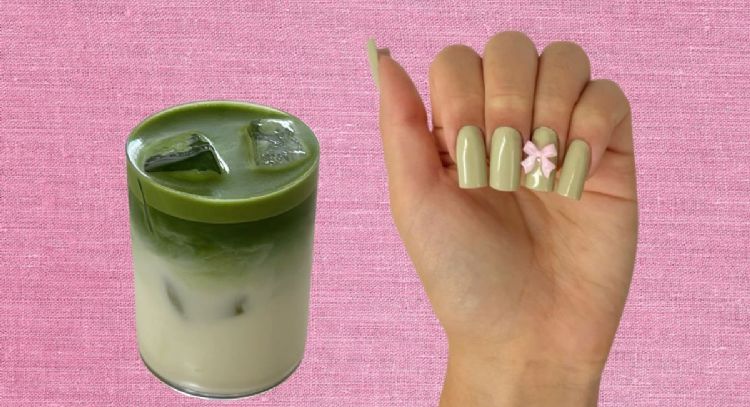 Matcha nails, la tendencia de uñas inspirada en tu bebida favorita