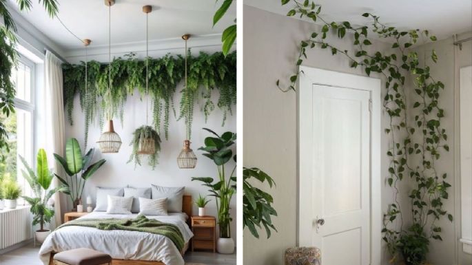 5 ideas originales para decorar tu pared con plantas