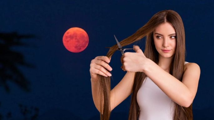 El ritual para cortar tu cabello durante el eclipse de la Luna de Sangre y acelerar el crecimiento