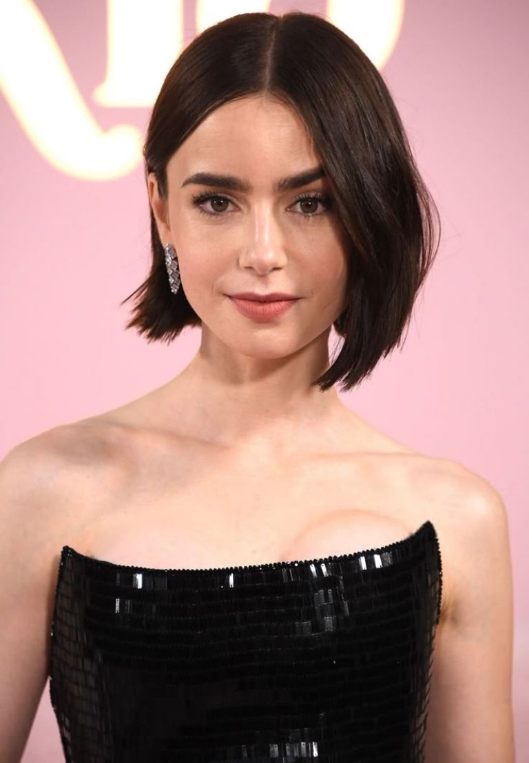 ¿Cuál es el corte de cabello que lleva Lily collins?