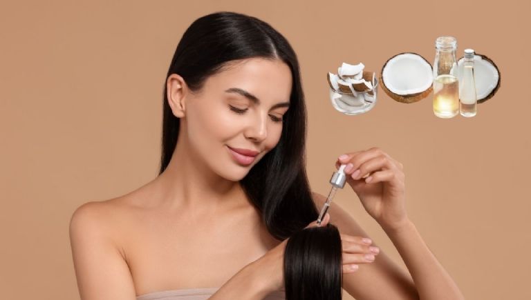 beneficios y cómo usar aceite de coco para el cabello 