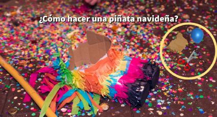 ¿Cómo hacer una piñata navideña de 7 picos? l Paso por paso