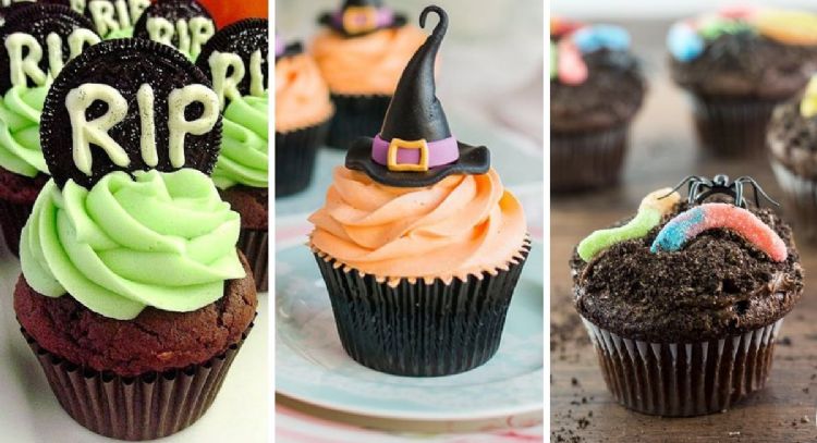3 ideas de cupcakes terroríficos para tus hijos este Halloween