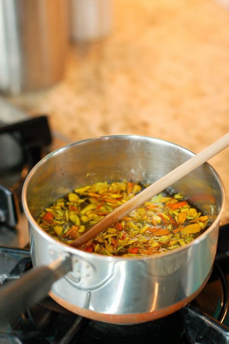 recetas del té de flor de cempasúchil