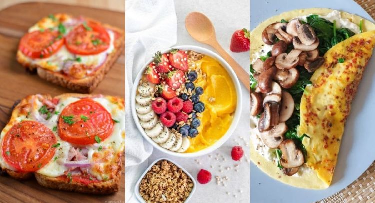 3 recetas fáciles y ligeras que puedes hacer para desayunar si estás a dieta