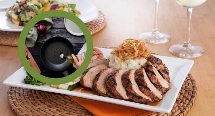 Prepara esta receta de lomo de cerdo relleno al sartén SIN horno para tu cena navideña