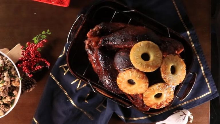 Receta del Chef Oropeza para un pavo al pastor