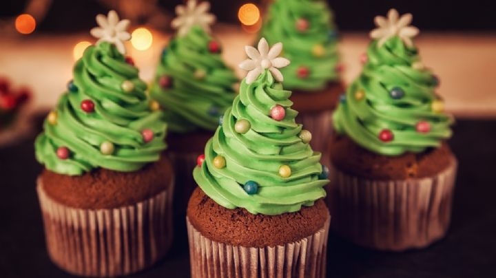 Adiós ensalada de manzana: prepara estos cupcakes navideños SIN horno como postre