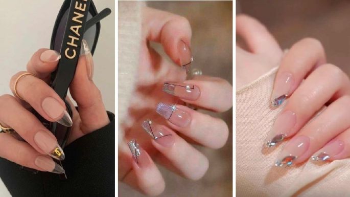 5 ideas de diseños de uñas transparentes para una manicura bonita, discreta y sencilla