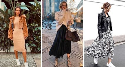 ¿Cómo usar vestidos en invierno? 5 ideas para no congelarte por el frío