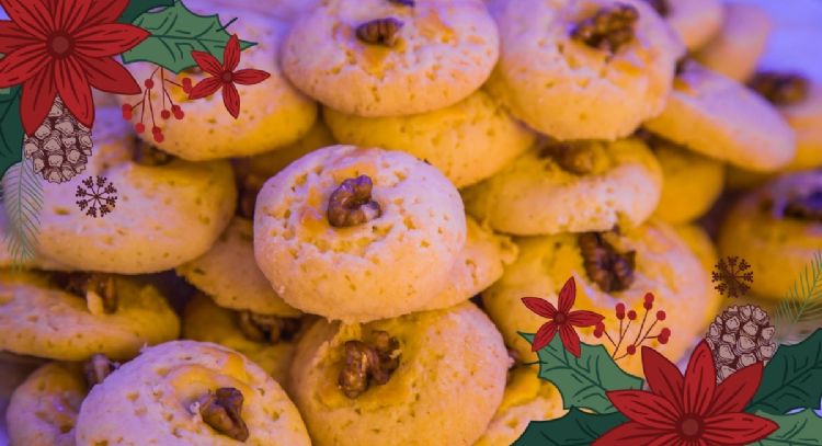 Receta de galletas caseras sencillas de nuez para regalar esta época navideña
