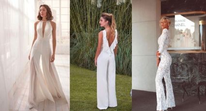 Looks con jumpsuits para no usar el típico vestido de novia