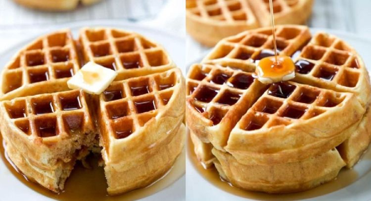 Consiente a tu paladar con esta rica receta de waffles de avena y manzana