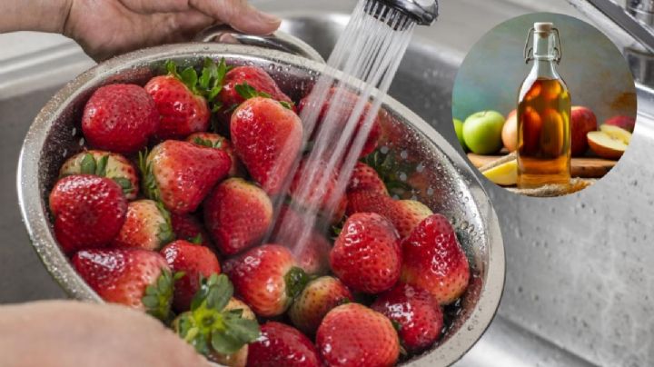 ¿El vinagre sirve para desinfectar las frutas y verduras? ESTO dicen los expertos