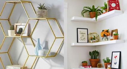 Remodela tu casa: 5 ideas de repisas flotantes para decorar tu sala