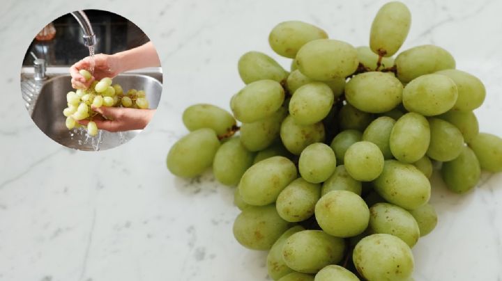 ¿Cómo lavar y desinfectar uvas correctamente?