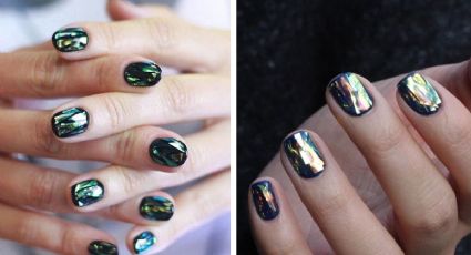 Manicura broken glass: 5 diseños de uñas con nail art súper cómodos