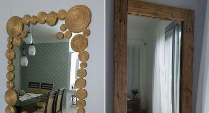 Ideas para decorar un espejo grande de pared y que luzca elegante