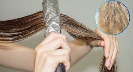 ¿Qué pasa si le pongo papel aluminio a la plancha de cabello?