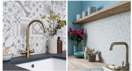 4 ideas para decorar la cocina con papel tapiz y que luzca renovada