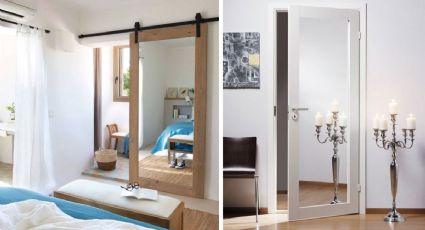 Ideas de espejos que parecen puertas para hacer ver tu casa más grande