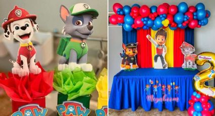 5 ideas para decorar una fiesta infantil de Paw Patrol en el patio de tu casa