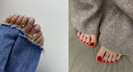 ¿Qué color se ve mejor en las uñas de los pies? 3 diseños para tu pedicura