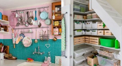 ¿Cómo organizar mi cocina sin muebles?