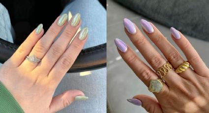 Uñas efecto aurora: los diseños de manicura glaseada que dominan las tendencias 2024