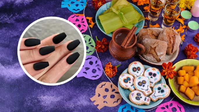 5 diseños de uñas con colores de Día de Muertos que puedes usar todo noviembre