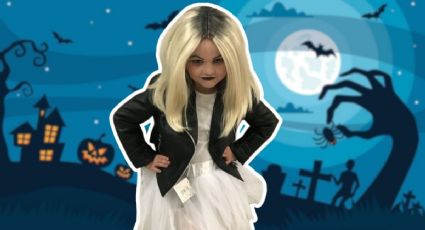 Maquillaje de la novia de Chucky para niñas: 3 ideas fáciles para Halloween y Día de Muertos