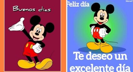 5 stickers de feliz inicio de semana de Mickey Mouse para compartir