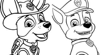 Dibujos de Paw Patrol para imprimir y colorear con tus hijos