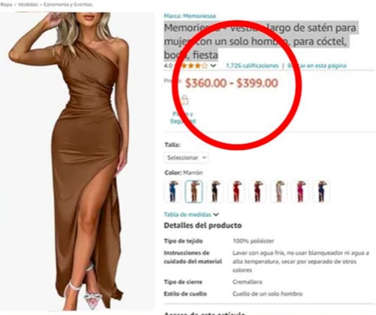 ¿Dónde puedo comprar el vestido de Ángela Aguilar?