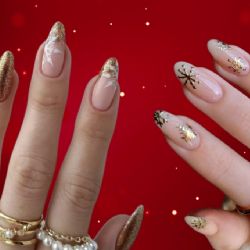 Uñas navideñas con gelish: 7 diseños que te enamorarán