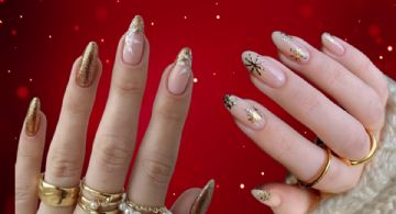 Uñas navideñas con gelish: 7 diseños que te enamorarán