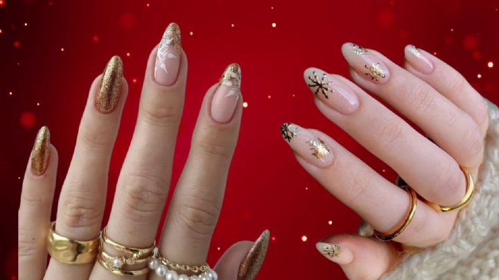 Uñas navideñas con gelish: 7 diseños que te enamorarán