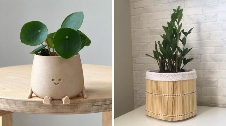 7 decoraciones para macetas fáciles y sencillas con las que tus plantas se verán elegantes