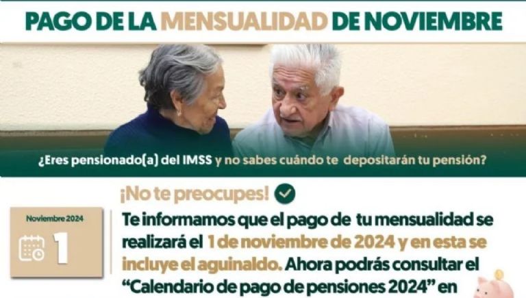 Pago de doble aguinaldo a los jubilados de la Pensión IMSS