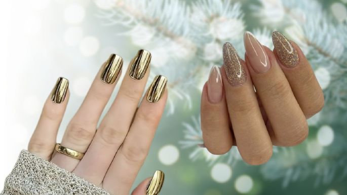 Uñas para navidad y año nuevo 2024: Diseños hermosos y elegantes para las fiestas de fin de año