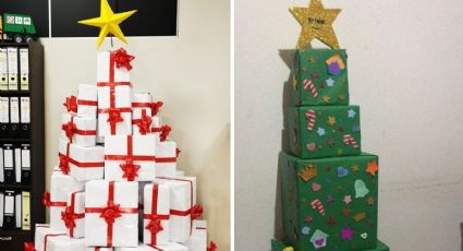 Árbol de Navidad: materiales y pasos para hacer uno con cajas de cartón