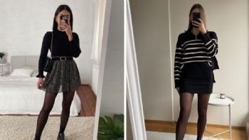 Outfits con falda para para llevar con estilo sin morirte de frío