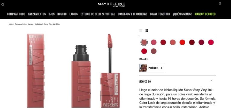 que tan bueno es el labial superstyle vinyl ink de maybelline