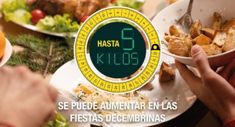 En las fiestas decembrinas se puede aumentar hasta 5 kg de peso