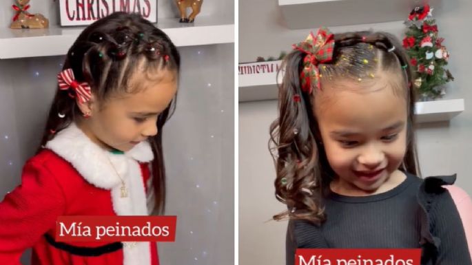 Peinados de Navidad para niñas: 5 ideas bonitas para este 24 de diciembre