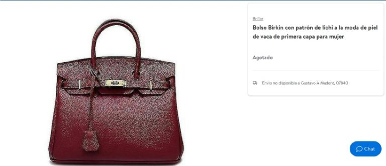 Las bolsas birkin se venden en Walmart y se agotan