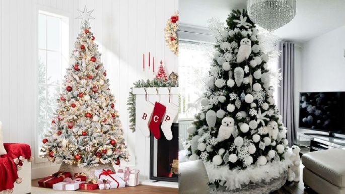 ¿Cómo decorar un árbol de Navidad blanco? 5 formas asombrosas para decorarlo