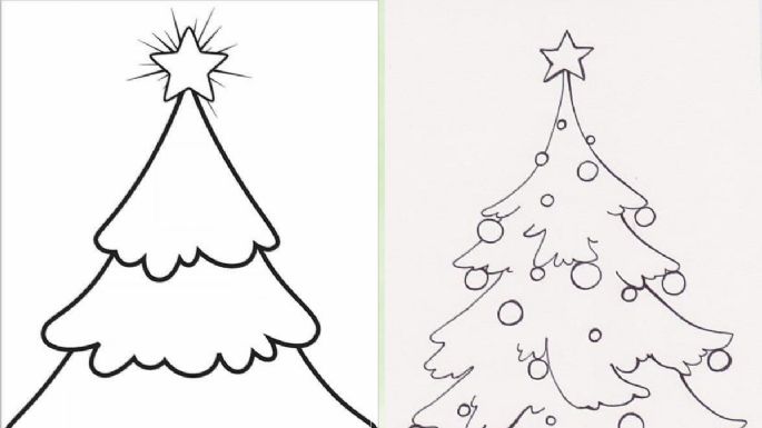 Árbol de navidad para colorear: Dibujos para imprimir y entretener a tus hijos